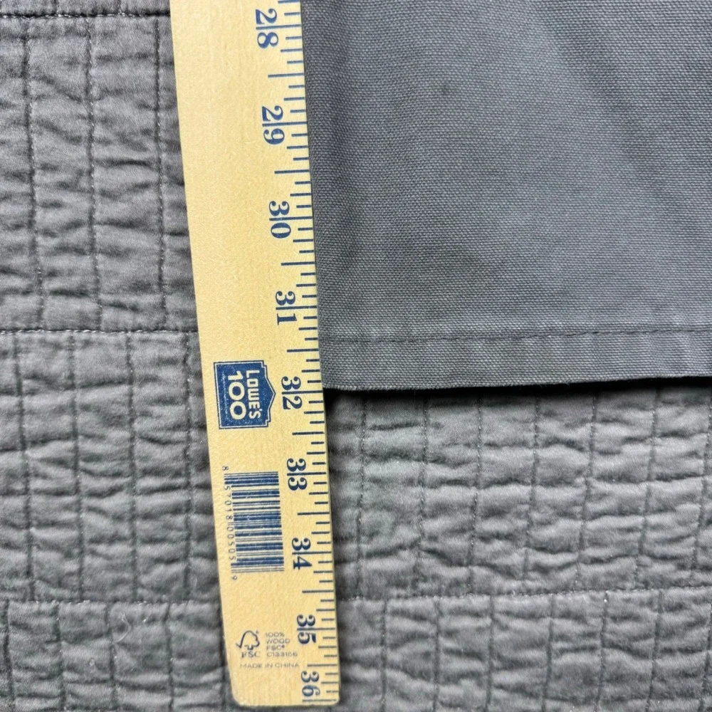 Dickies Carpenter Pants Men 36x32 Gray Canvas Workwear Utility Distressed Faded